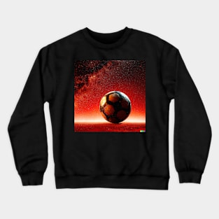 Football in space Crewneck Sweatshirt